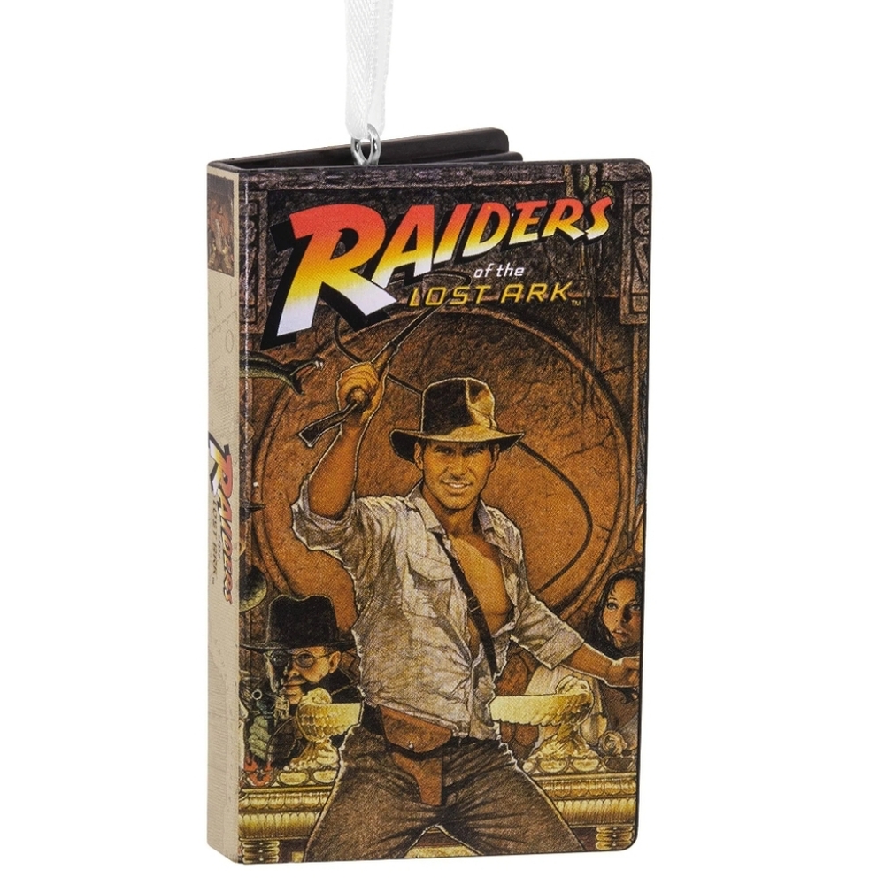 Indiana Jones Retro Video Cassette Case Hallmark Christmas Tree Ornament